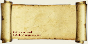 Nikolina Bjelić vizit kartica